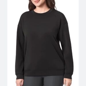 MONDETTA Black Long Sleeve Fleece Sweatshirt XL